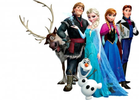 Ledo šalies "Frozen" temos šventinė atributika