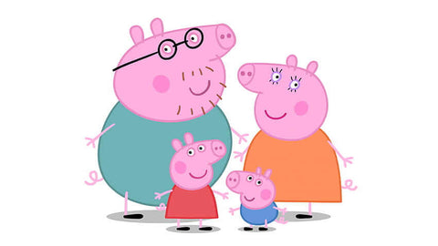 Kiaulytės Peppos Peppa Pig temos šventinė atributika