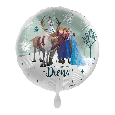 balionas balionai gimtadienis gimtadienio proga balionai su lietuvišku užrašu frozen elza ledo šalis tema olafas ana