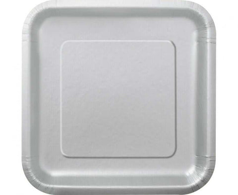 Kvadratinės popierinės lėkštės