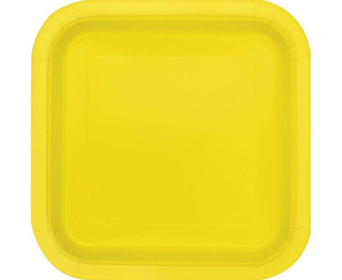 Kvadratinės popierinės lėkštės