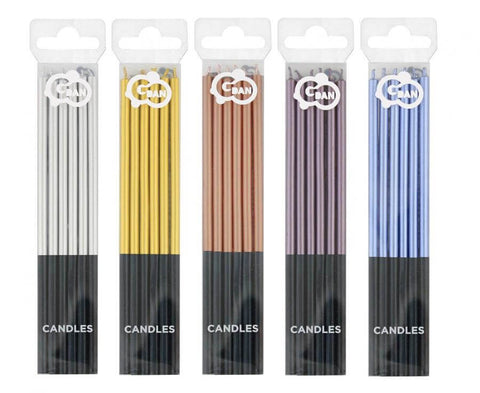 torto žvakutės aukso sidabro rose gold violetinės mėlynos