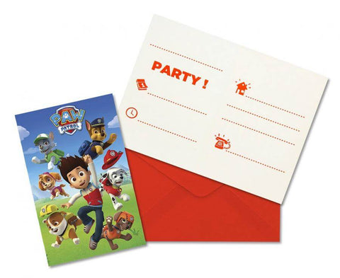 Invitation "Paw Patrol"