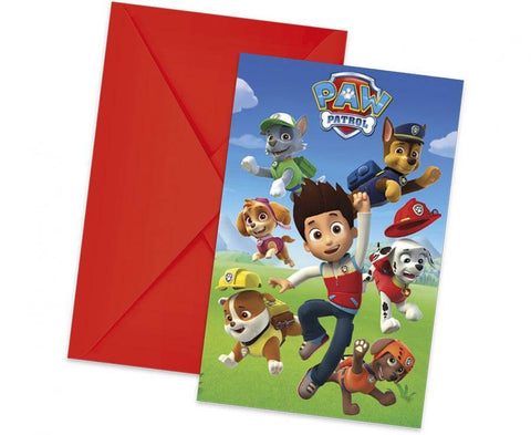Invitation "Paw Patrol"