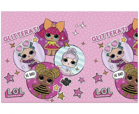 LOL L.O.L. lėlytės lėlės staltiesė vienkartinė plastikinė