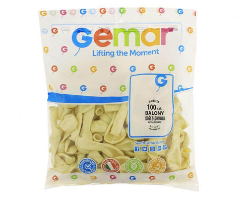 Balionai GEMAR - blizgi kreminė