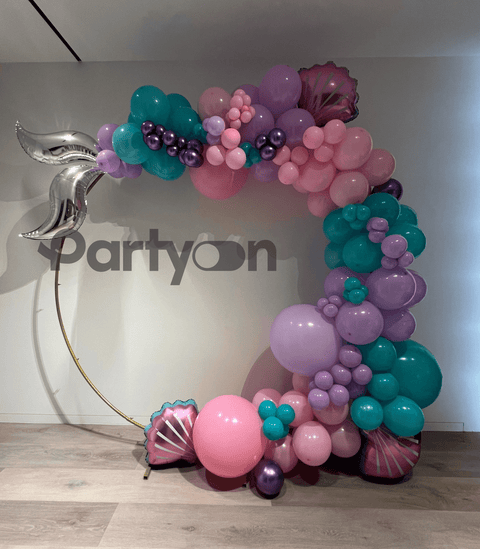 Balionų girlianda undinė undinėlė