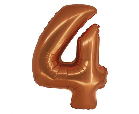 Matiniai varinės spalvos foliniai balionai skaičiai nuo 0 iki 9