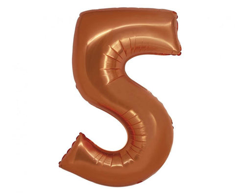 Matiniai varinės spalvos foliniai balionai skaičiai nuo 0 iki 9