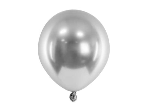 Balloons (Glossy) silver color