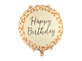 „Happy Birthday“ ir leopardo rašto apvadu, 35 × 35 cm“.