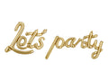 Auksinis folinis balionas „Let's Party“, 230 × 80 cm

Didelis auksinis Let's Party užrašas iš folinio baliono
