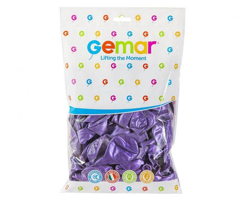 Balionai GEMAR - blizgi violetinė