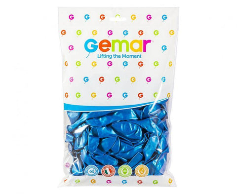 Balionai GEMAR - blizgi tamsiai mėlyna