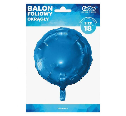 mėlynas folinis balionas