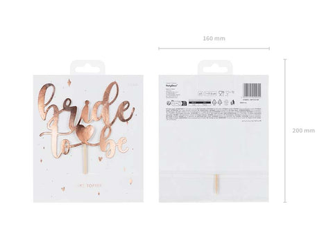 Torto papuošimas "Bride to be"