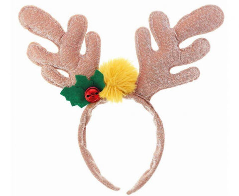 kalėdų lankelis su ragais ragiukai elnias elniukas