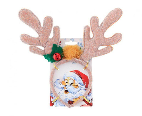 kalėdų lankelis su ragais ragiukai elnias elniukas