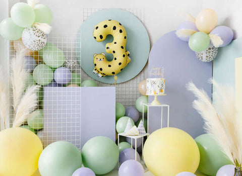 Balloon (ROUND) 100 cm "Pastel Cream"