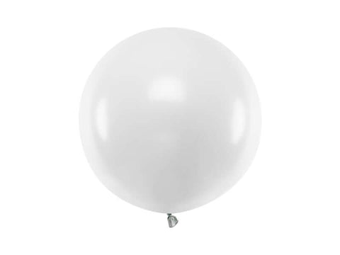 Balloon (ROUND) 60, 100cm "Pastel White"