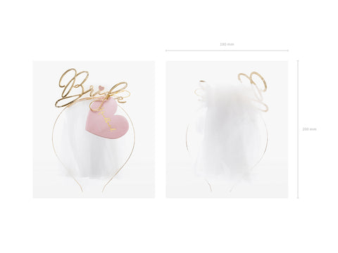 Mergvakario lankelis su nuometu "Bride"