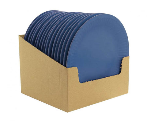 mėlynos vienkartinės lėkštės lėkštutės