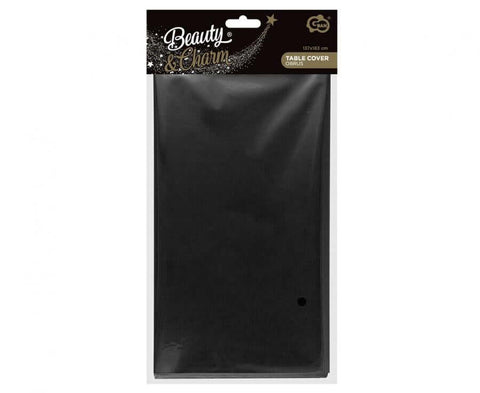 folinė staltiesė juoda