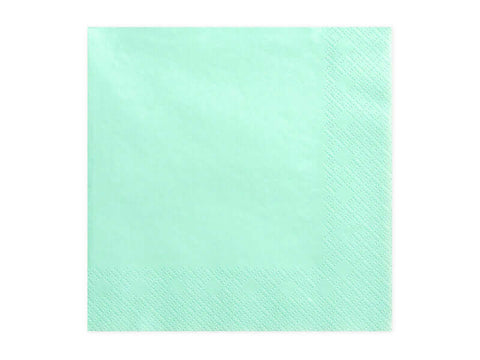 Paper napkins (mint green)
