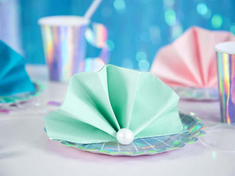 Paper napkins (mint green)