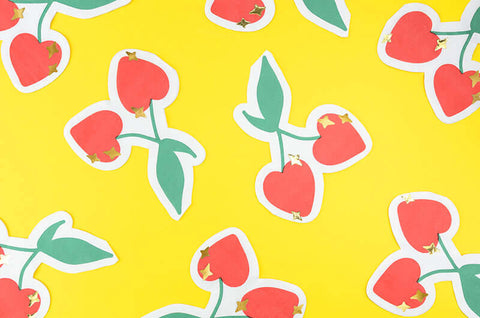 popierinės servetėlės vyšnios