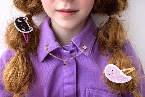 plaukų segtukai helovynas