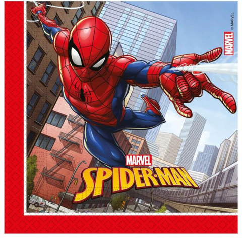 servetėlės žmogus voras Spiderman šventinė atributika