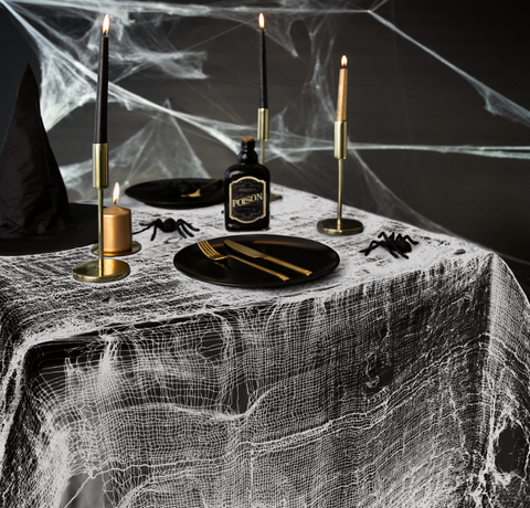 dekoracija helovynui tinklas voratinklis