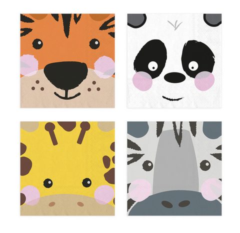 Popierinės servetėlės "Gyvūnai"