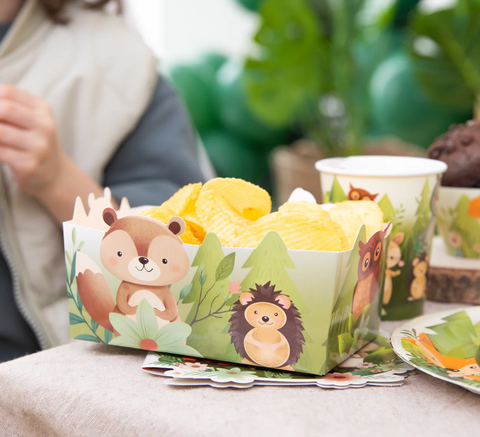 dėžutės skanėstams pokornams žvėrelių tema miško gyvūnai