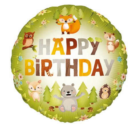 Foil balloon "Forest animals"