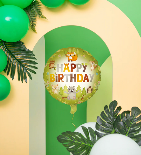 Foil balloon "Forest animals"