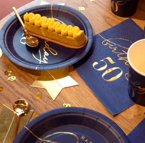 Servetėlės "Happy Birthday 50"