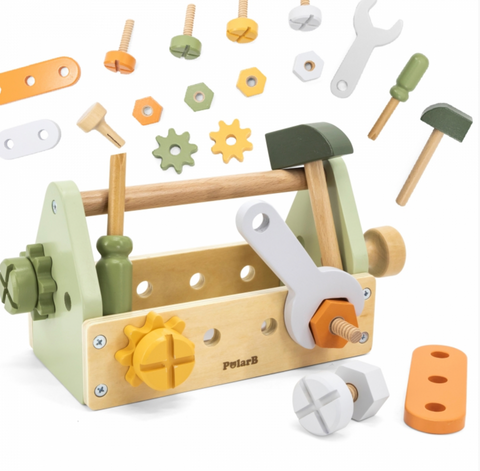 meistro rinkinys mediniai žaislai dovanos vaikams pigūs