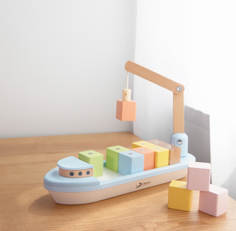 mediniai žaislai laivas dovanos vaikams kalėdos gimtadienis mažeikiai