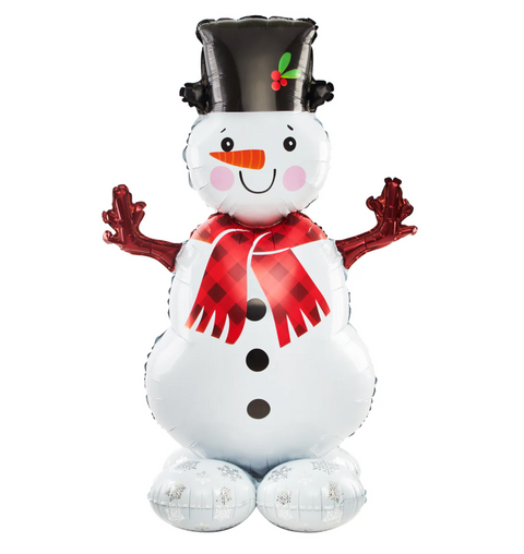 Stand-up foil balloon "Snowman"