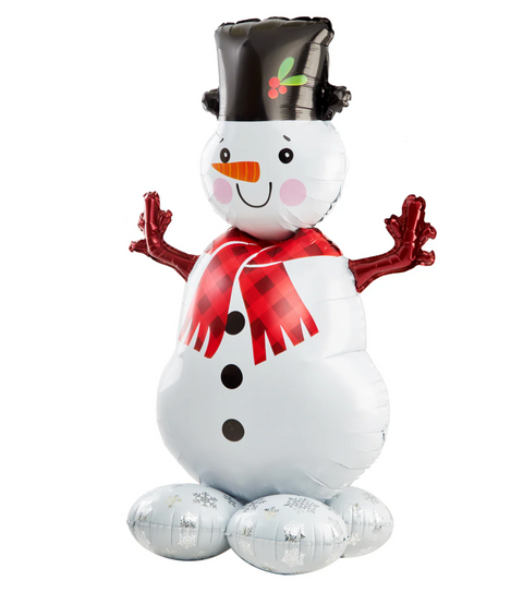 Stand-up foil balloon "Snowman"