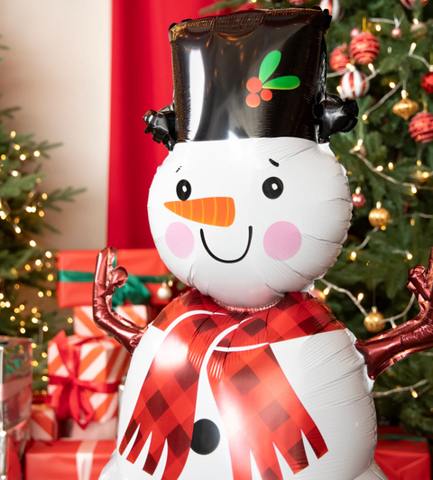 Stand-up foil balloon "Snowman"