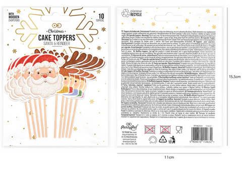 kalėdų dekoracijos keksiukų papuošimas torto