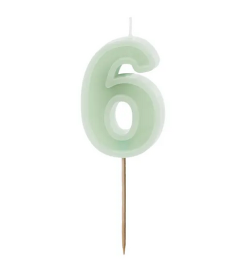 gimtadienio žvakutės skaičiai žalia mėtinė rožinė violetinė torto žvakės dekoracijos šventėms