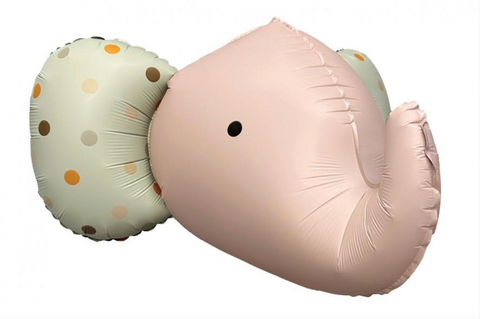 balionas dramblys drambliukas dekoracijos šventėms baby shower gender reveal