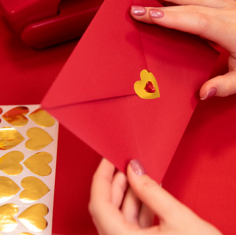 širdelės valentino dienai širdutės klijuojamos raudonos