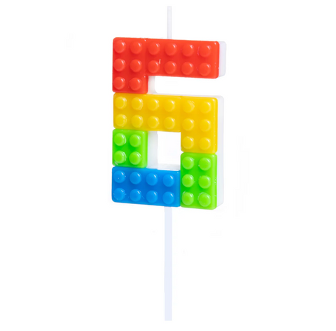 lego tema gimtadienis žvakutės 1 2 3 4 5 6 7 8 9 0