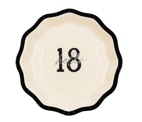 lėkštutės jubiliejui  vienkartiniai indai gimtadieniui 18 30 40 50 kaspinėliai dekoras