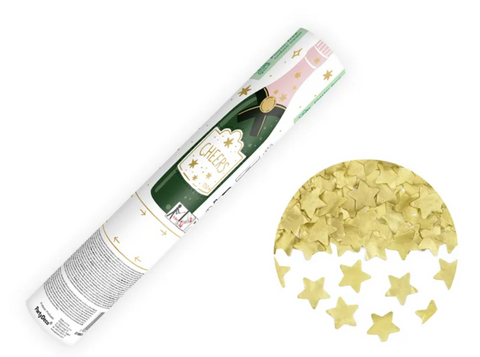 konfeti saudykle patranka gimtadienio dekoracijos fejerverkai